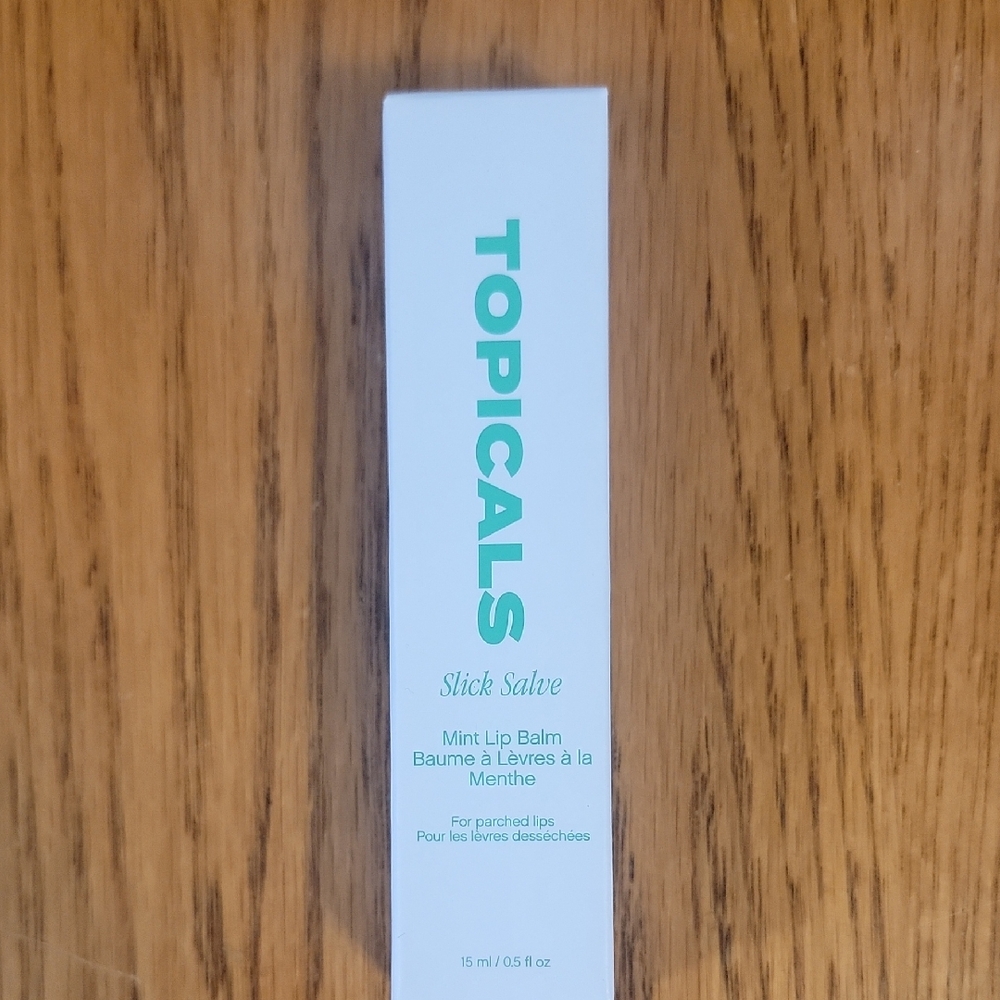 Topicals Mint Lip Balm - White